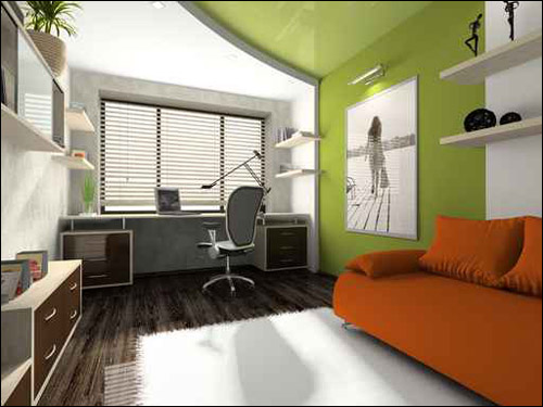 اللون الأخضر في ديكور منزلك!!  Decor_Green21