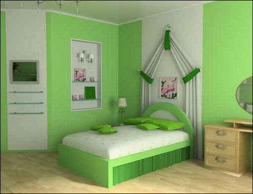 اللون الأخضر في ديكور منزلك!!  Decor_Green7