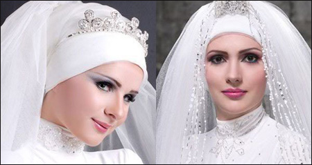   للمحجبات المقبلات على الزفاف.. اليكن لفات رأس مميزة Moda1