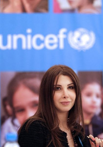 نانسي عجرم: اعتمدت الرضاعة الطبيعية لتغذية ابنتي وأنصحكم بها Nancy_unicef