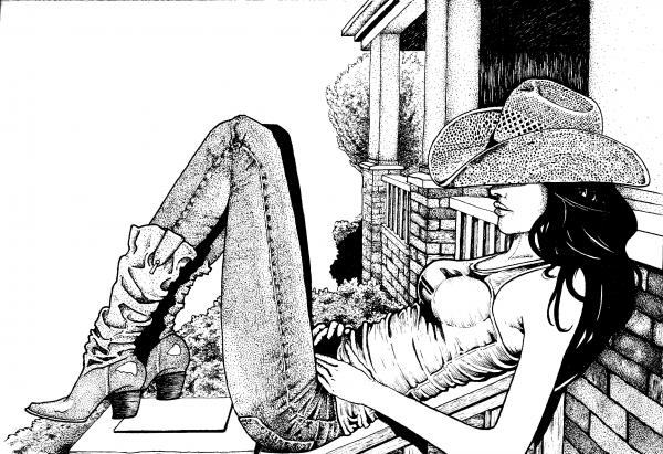 This is life man! Cowgirl-on-the-porch-joeri-van-royen