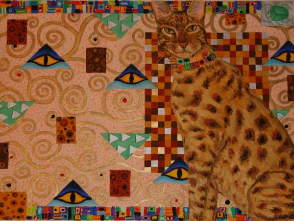Animaux-totem et symbolique des animaux - Page 7 Klimt-cat-suzanne-frie