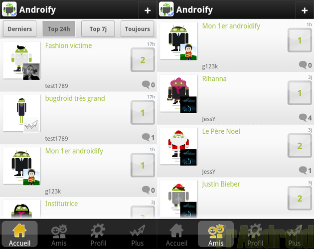 [SOFT] ANDROIFY : Réseau social pour Androidify [Gratuit]  Androify2