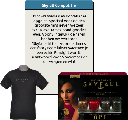 [NL] Immagini Quiz James Bond SkyFall! Skyfallquiz