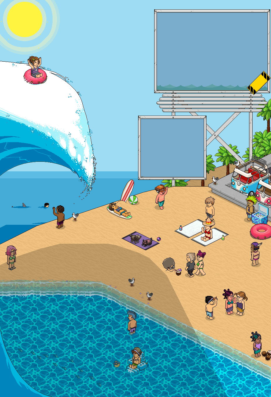 Habbo Verano 2010 Wallpaper_bigWave