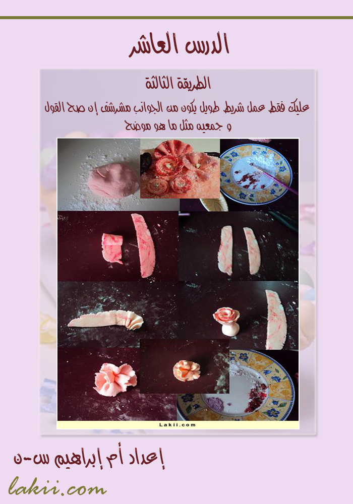 دروس فى فن تزيين الكيك والتورتة والجاتوة , دوره كامله لتزين الكيك Hanan_caked10_10