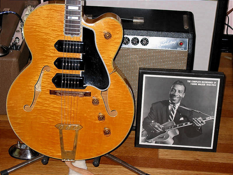 photo de guitar vintage , signature , blues et jazz  2415_p33153
