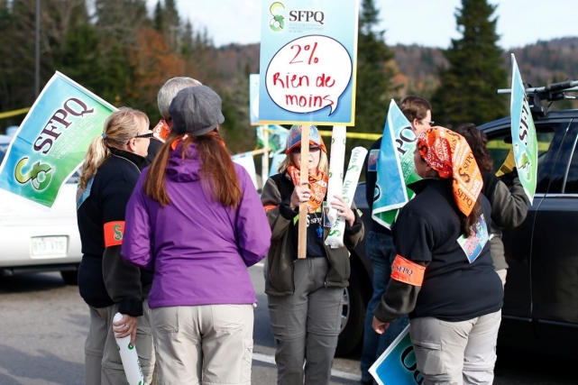 ouvert malgré la grève chez les employé de la SÉPAQ 762664-12-octobre-environ-650-syndiques