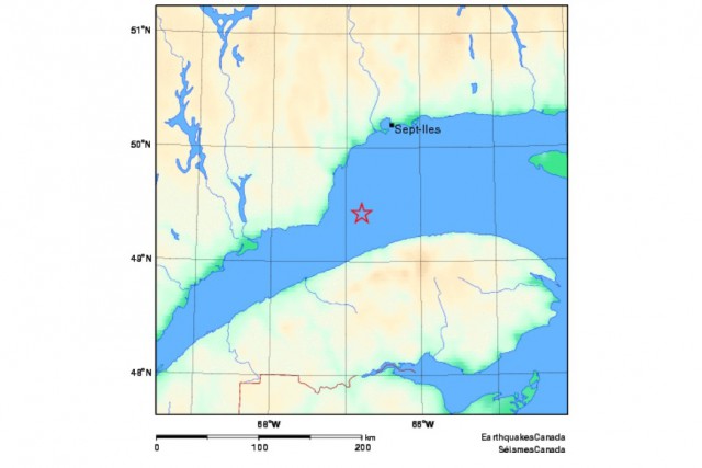 Tremblement de terre de 4,3 dans le Saint-Laurent 957673-epicentre-situe-fleuve-saint-laurent