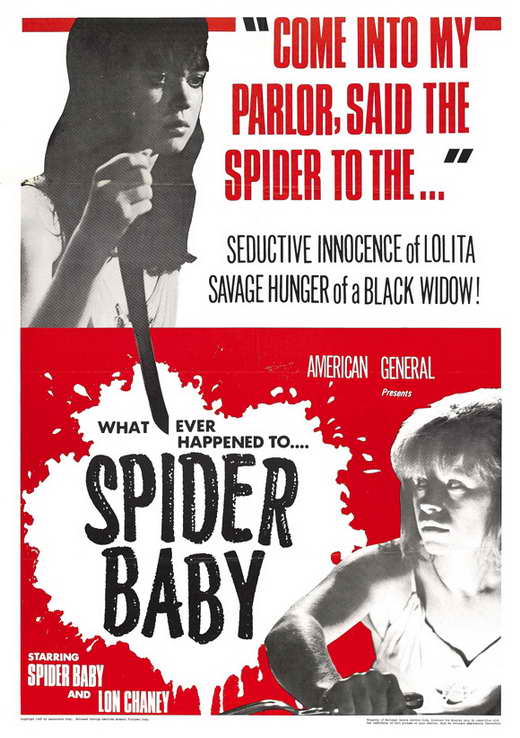 Spider Baby or, The Maddest Story Ever Told (1967) Spider-baby-or-the-maddest-story-ever-told-movie-poster-1968-1020417801