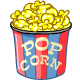 Vendeur de nouritures Popcorn