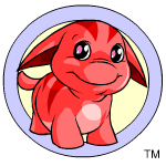 NEOPETS test Poogle_red_baby