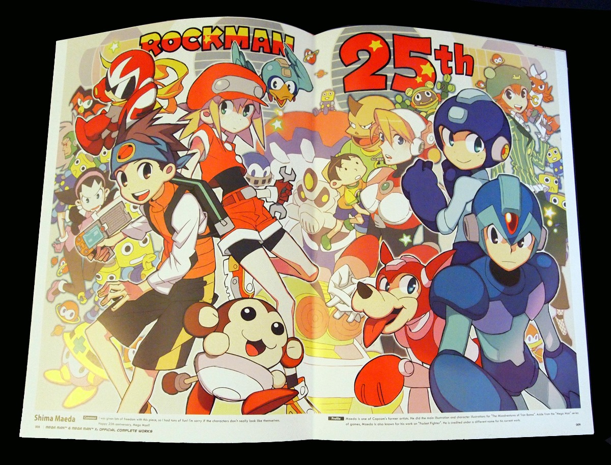 Mega Man Art Book Original