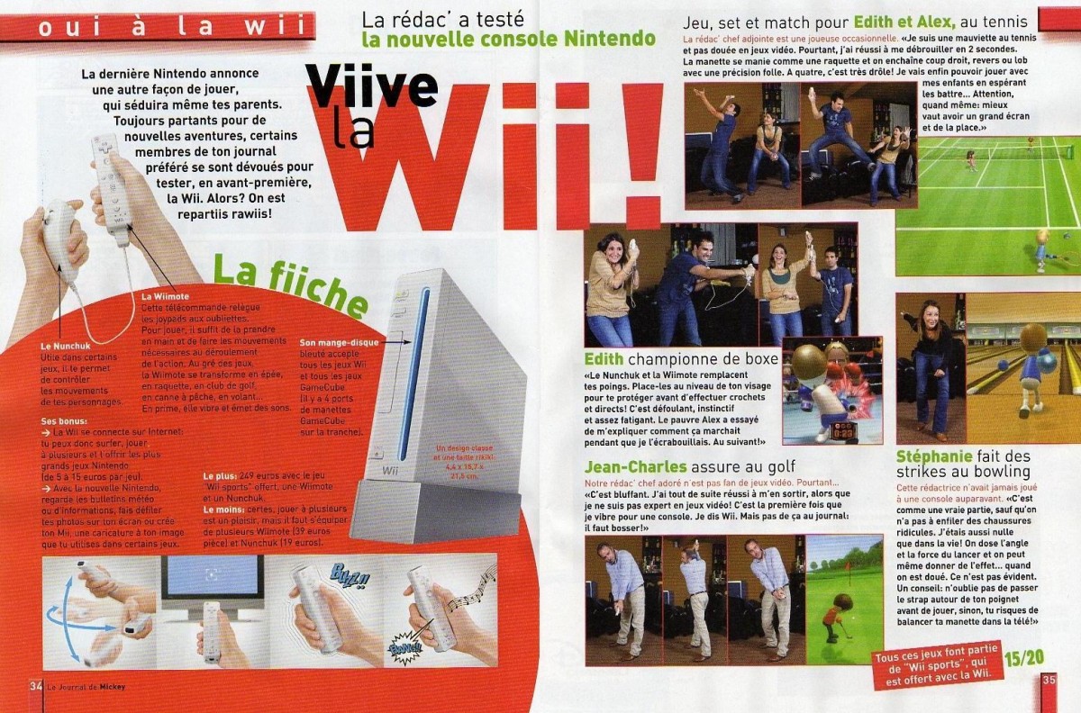 [Wii] La Wii dans le Journal de Mickey Jdmickey01