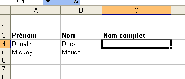 Concatner plusieurs cellules - Excel 1675-1