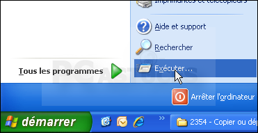 نسخ أو نقل الملف بسرعة -- ويندوز إكس بي  Copier ou déplacer rapidement un dossier - Windows XP 2354-1