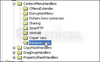 نسخ أو نقل الملف بسرعة -- ويندوز إكس بي  Copier ou déplacer rapidement un dossier - Windows XP 2354-8