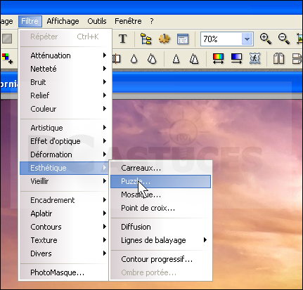 [ Tuto trouver sur la toile ] Ajouter un effet Puzzle à une photo - PhotoFiltre 2358-3