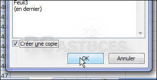 COPIER OU DEPLACER UNE FEUILLE EXCEL 2007 2715-5