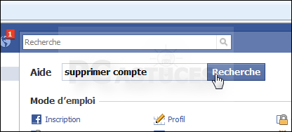 Comment supprimer totalement son compte Facebook. 2818-3