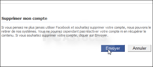 Comment supprimer totalement son compte Facebook. 2818-6