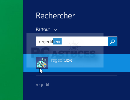 Lancer rapidement une recherche - Windows 8.1 3930-2