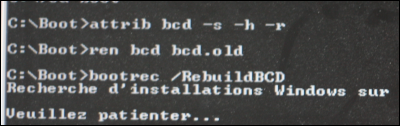 comment reparer un probleme de demarrage du systeme windows 7, windows 8 ou encore windows 10(Recréer les données de démarrage). Reparer_demarrage_22