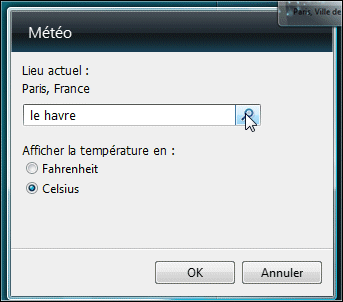 Afficher la météo sur le Bureau - Windows Vista Meteo-04