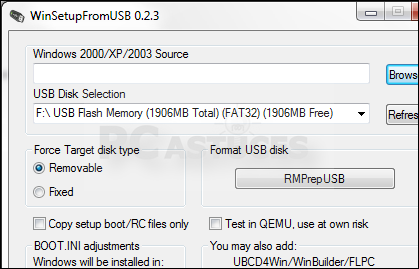 EXCLUSIVE Installer Windows XP à partir d'une clé USB  Windowsxp_usb_11
