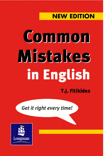  █▓▒░ كتاب Common mistakes in English ░▒▓█ 9780582344587