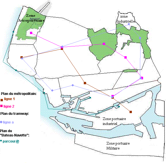 Plan des transport en commun Plandestransportencommun