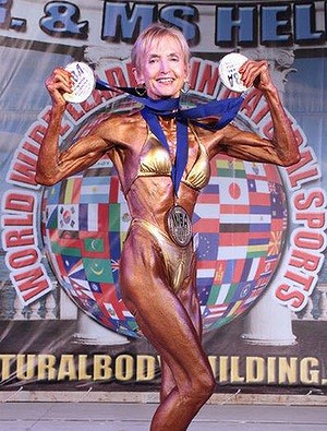 Congratz: Bodybuilding grandmother busts stereotypes Janice-353-300x0