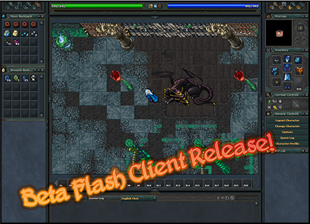 Tudo sobre o Client Flash Tibia. Beta_flash_client_release