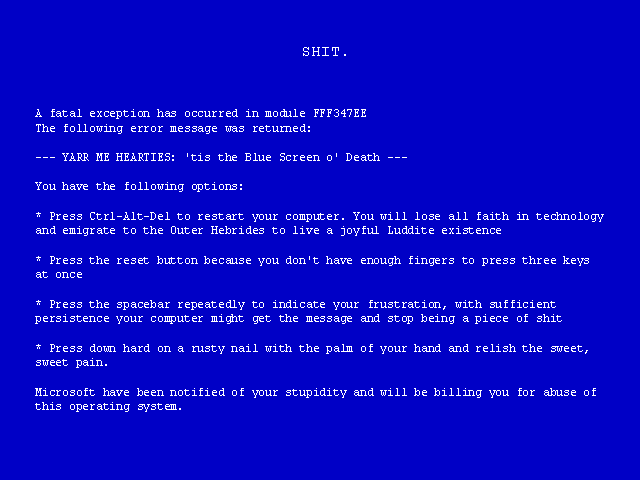 Its time for your Monthly Advertisements Part 1 Bluescreen