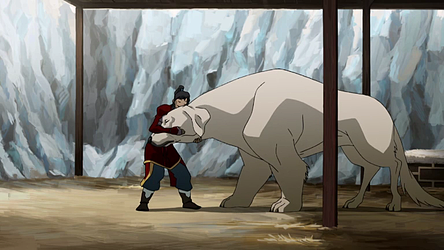 Zoológico Avatar-Site Korra_and_Naga