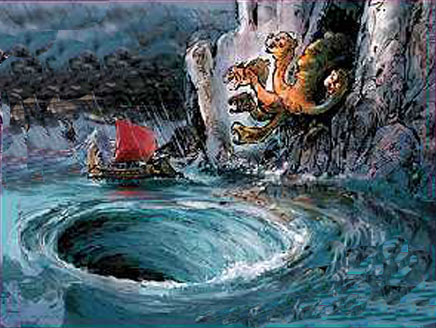 MYTHOLOGIE, CONTES ET LEGENDES... Scylla_and_Charybdis