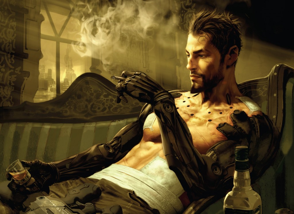 Attractive Video Game Characters Adam_Jensen_Concept