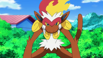 El pokemon mas fuerte de Ash. EP632_Infernape_de_Ash