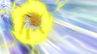 Evoluçao por Stone EP648_Jolteon_usando_rayo