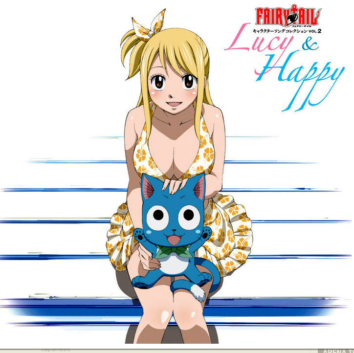 Fairy tail character songs collection! Lucy%26Happy_Song_Collection