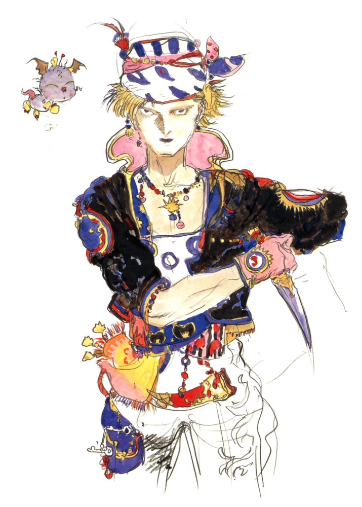 Yoshitaka Amano Locke_II