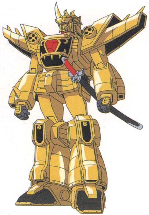 sentai - robot trong brave(nó rất zống gattai trong super sentai) Goldran-1