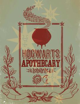 Les boutiques du Chemin de Traverse Hogwarts_Apothecary_Department