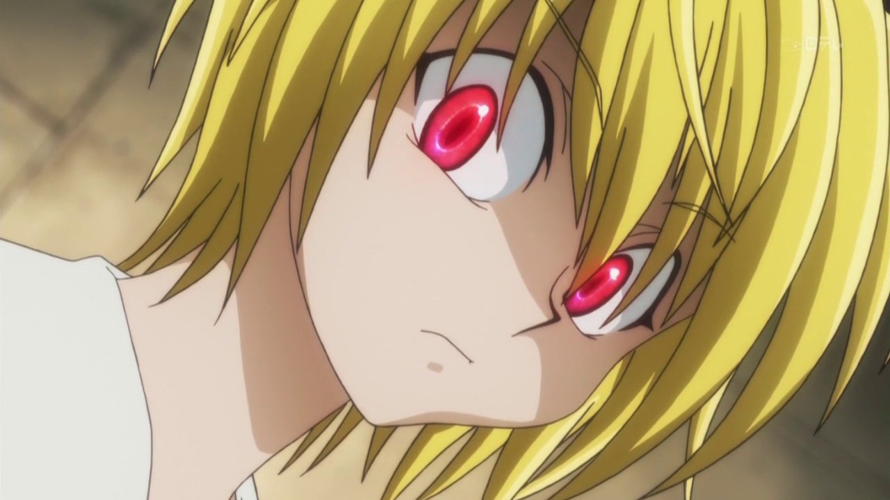 Naruto is an copy of Hunter X Hunter. Kurapika_scarlet_eyes