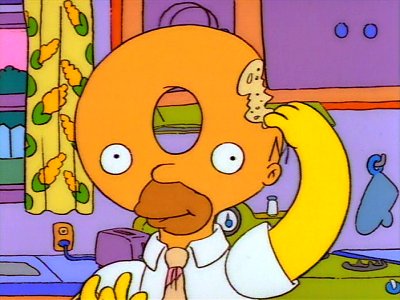 Donyatsu (Algernon Product) Homer_Donut_en_la_serie