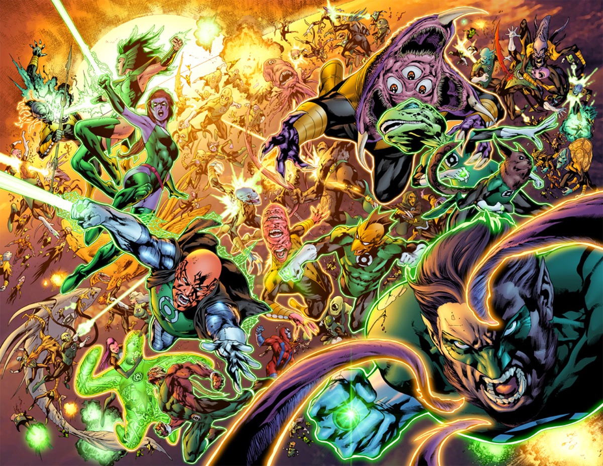 Smaragd Harcosok Green_Lanterns_vs_Sinestro_Corps_01