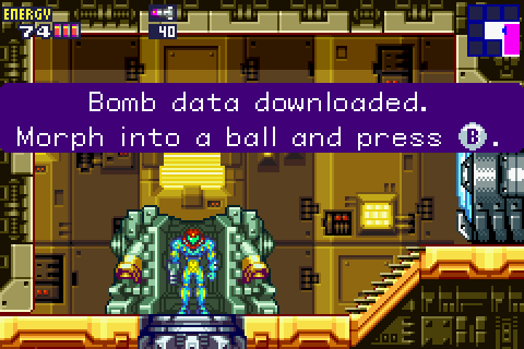 Dingoo From The Past #7 Metroid Fusion [GBA] Item_bomb