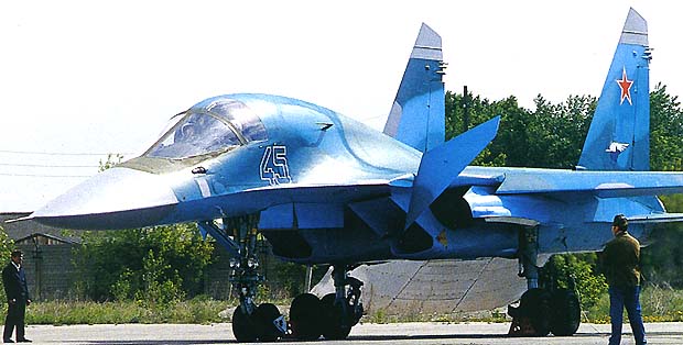 شركة "سوخوي" تزود السلاح الجوي الروسي ب 4 قاذفات عملياتية "سو – 34" Su34_2