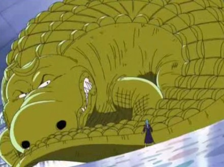 Fauna del mundo one piece Vivi_vs_croco_banana