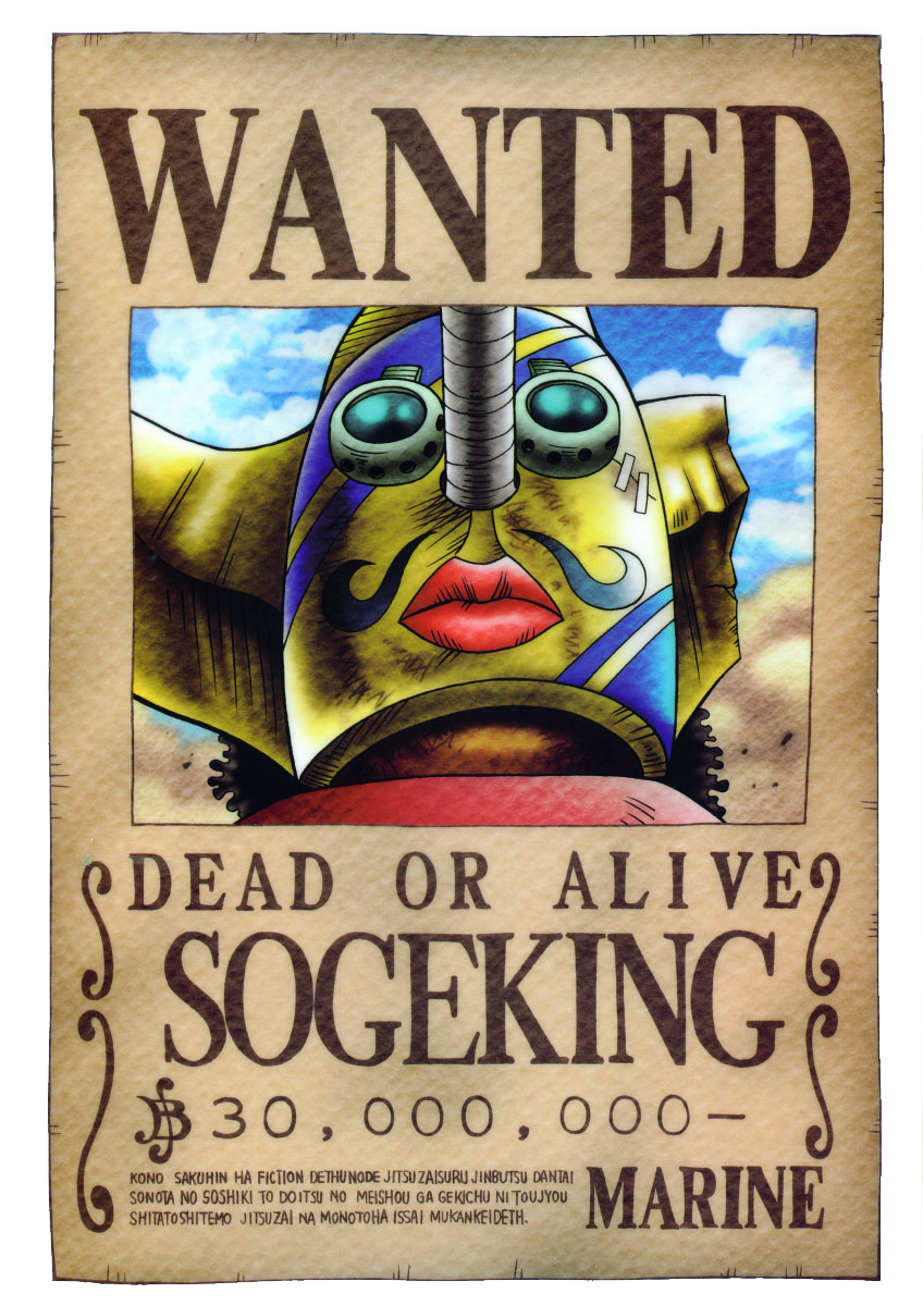 Dia 6 - Um anime com seu herói favorito Sogeking-wanted